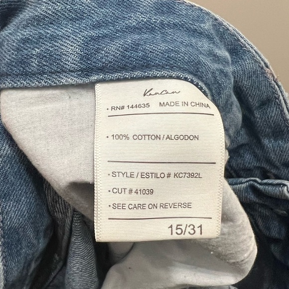 KanCan Taurus High Rise Straight Leg Medium Wash Jeans 15/31 - Picture 7 of 8